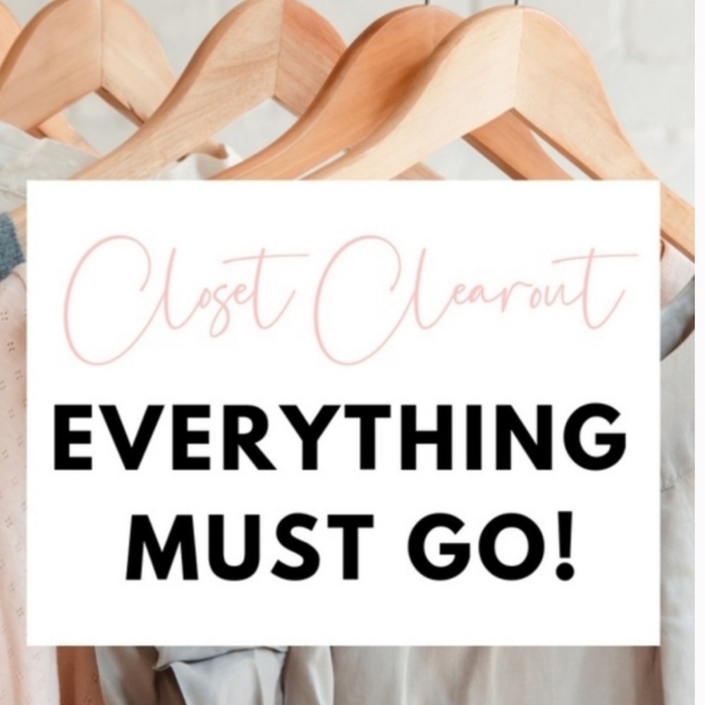Bundle and Save! I’m clearing out my closet